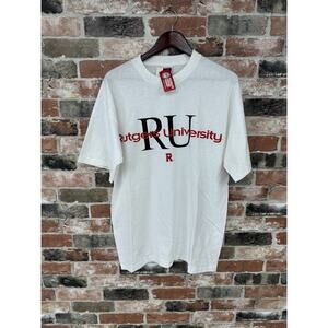 Vintage 80’s/ 90s Rutgers University Single Stitch T-shirt Size Large Brand New